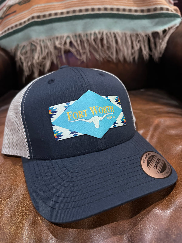 Fort Worth Native Pattern Navy/Silver