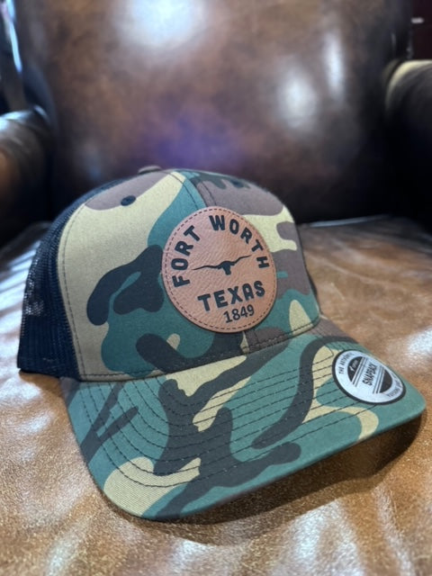 Fort Worth 1849 Camo Leather