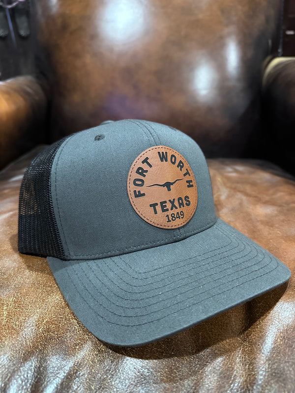 Fort Worth 1849 Leather Charcoal
