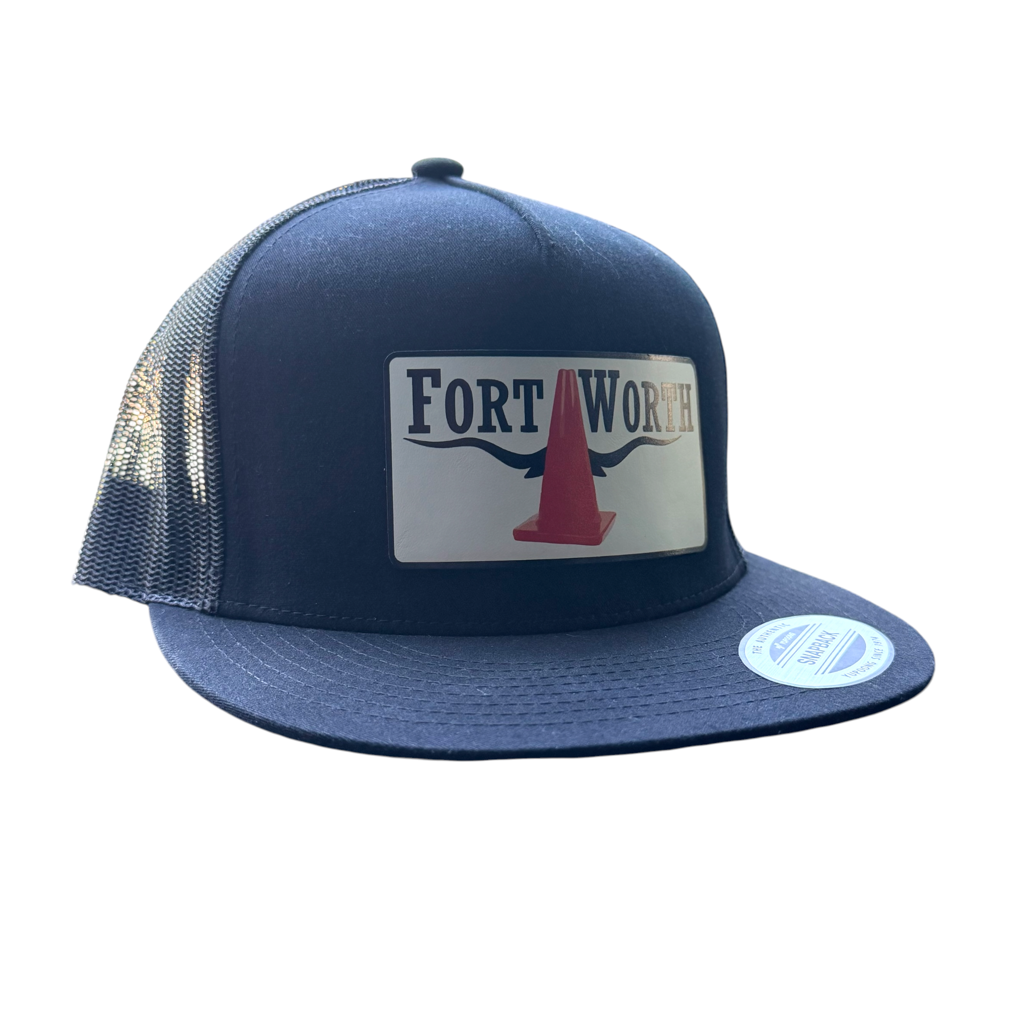 Fort Worth Traffic cone Black/Flat Bill