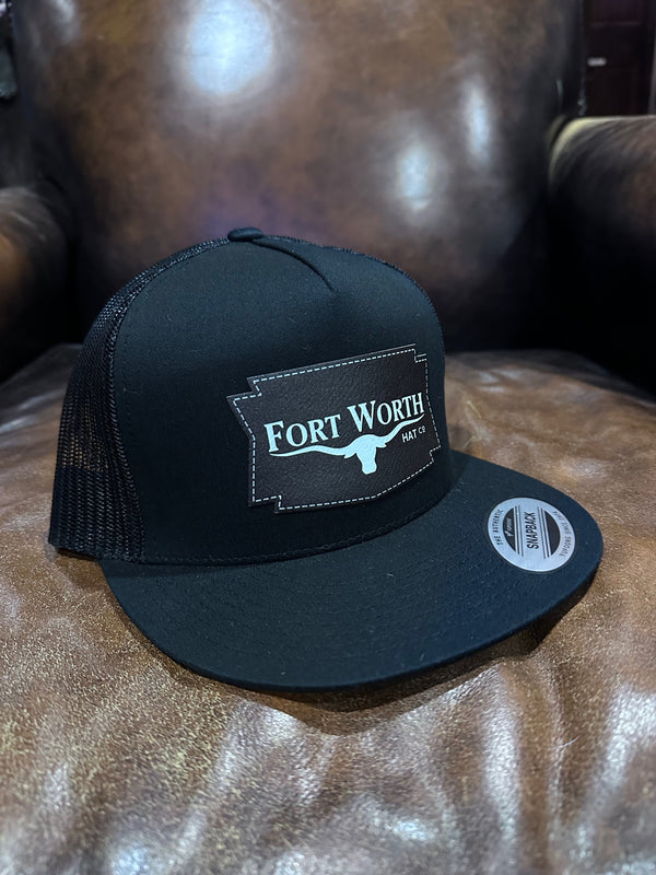 Fort Worth Molly Solid Black Flat Bill